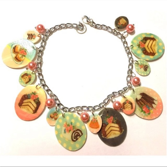 Bake Me A Cake Charm Bracelet - Picture 1 of 1